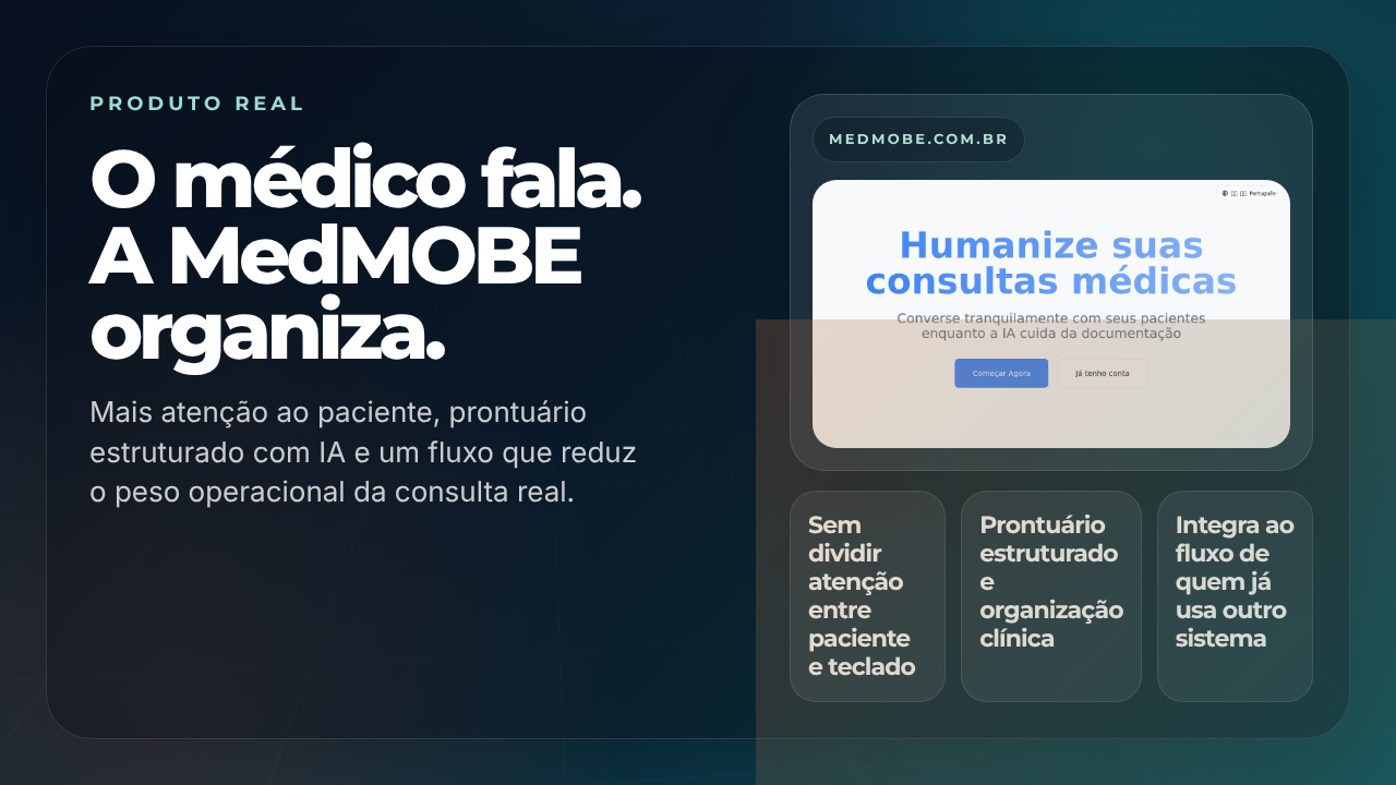 Interface da MedMOBE em uso